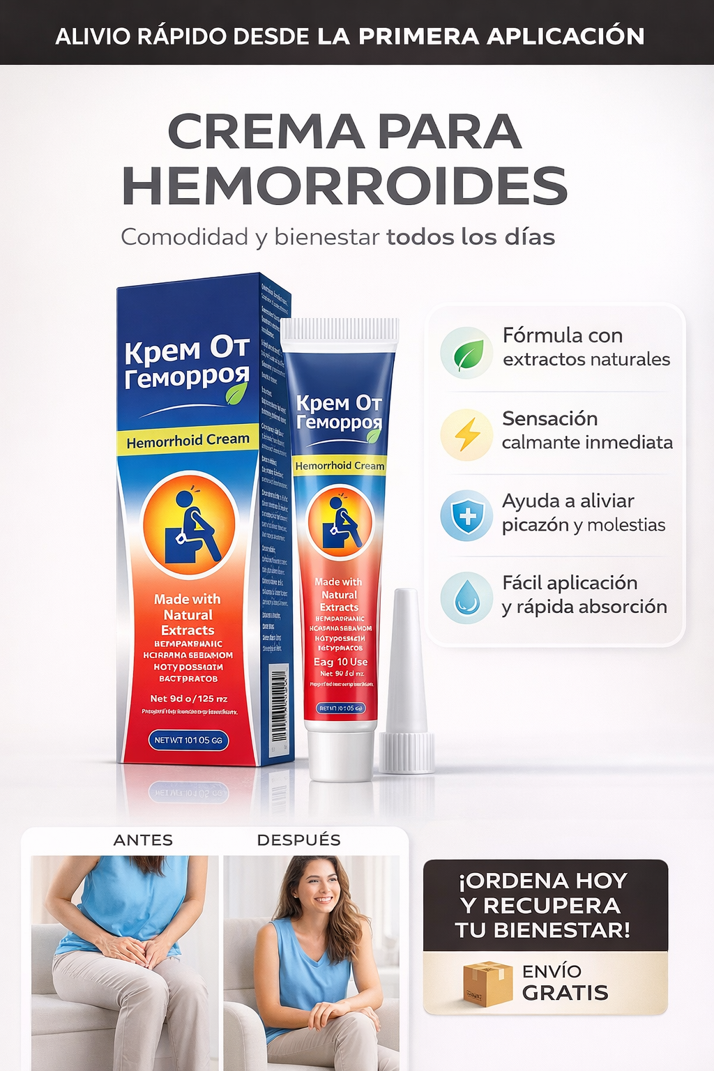 Pomada Crema Hemorroidal