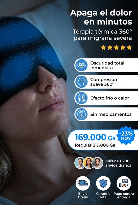 Gorro de gel anti migraña