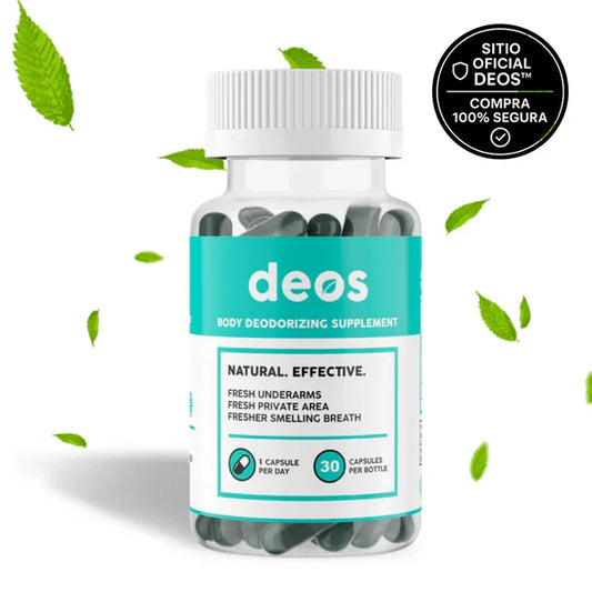 DEOS®️ DESODORANTE CORPORAL INTERNO 100% NATURAL